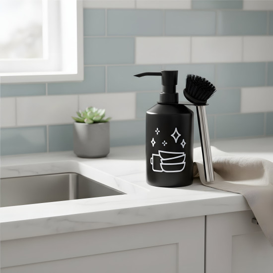 Soap Dispenser with Brush